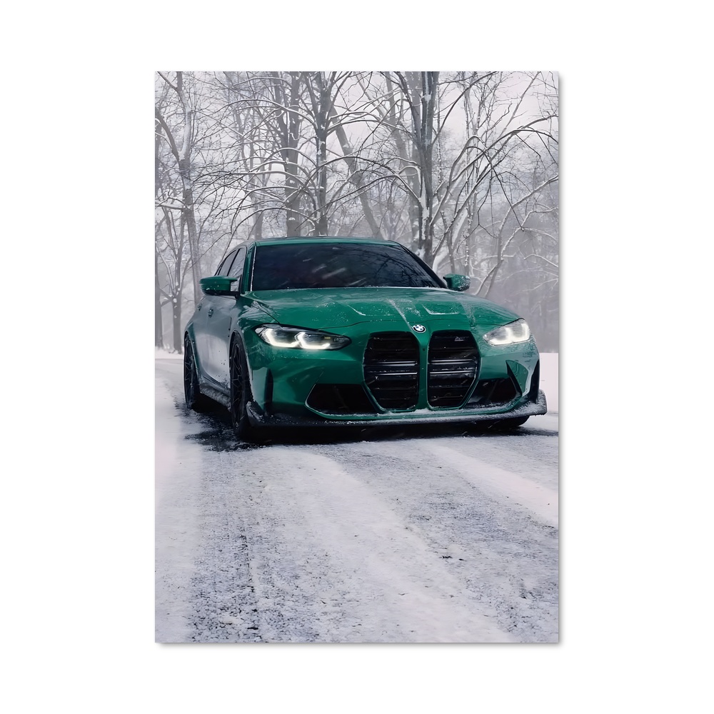 Poster Competition Route – affiche BMW
